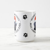Frohe Weihnachten Best Labrador Vater Ever Black L Kaffeetasse (Mittel)