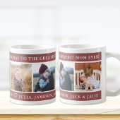 Frohe Weihnachten Beste Mama Custom Kaffeetasse