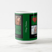 Frohe Weihnachten Beste Oma je Foto Collage Kaffeetasse (Mittel)