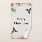 Frohe Weihnachten Bestes Badezimmer Handtuch Set (Handtuch)