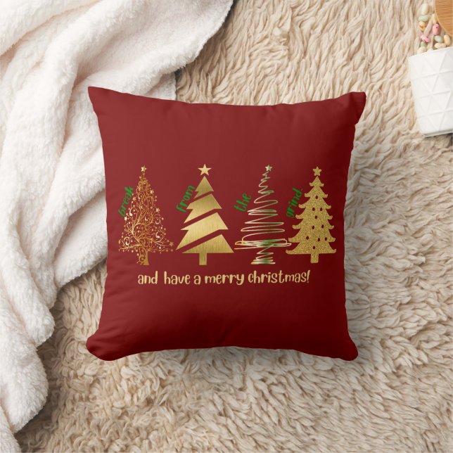 Frohe Weihnachten BFTG Pillow Kissen (Decke)