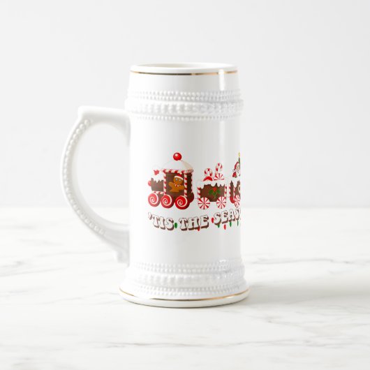 FROHE WEIHNACHTEN BIERGLAS (Links)