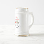 Frohe Weihnachten Bierglas (VorderseiteRechts)