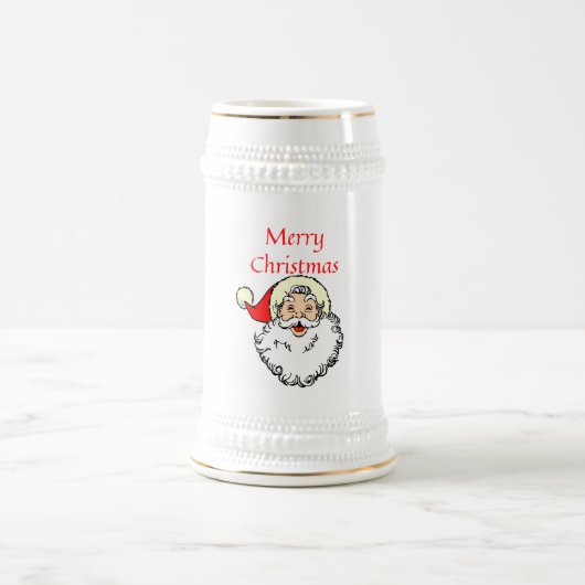 Frohe Weihnachten Bierglas (Mittel)