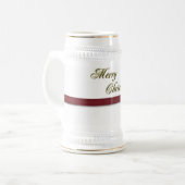 Frohe Weihnachten Bierglas (Vorderseite Links)