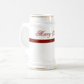 Frohe Weihnachten Bierglas (Vorderseite Links)