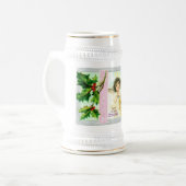 Frohe Weihnachten Bierglas (Vorderseite Links)