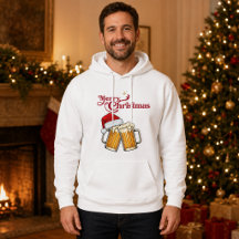 Frohe Weihnachten Bierkrüge Santa Hut