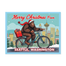 Frohe Weihnachten Bigfoot aus Seattle Washington