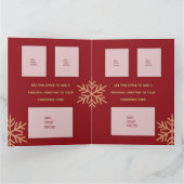 Frohe Weihnachten bis zu 7 Fotos Grußkarte Karte (Innenseite)