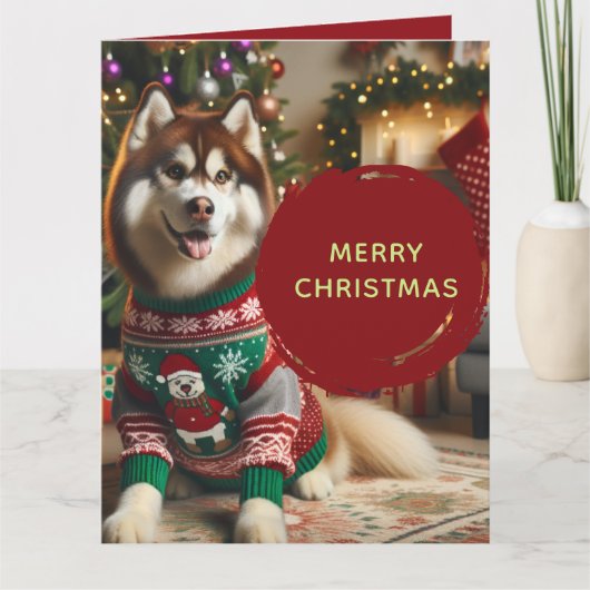 Frohe Weihnachten bis zu 7 Fotos Grußkarte Karte (Vorderseite)