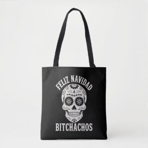 Frohe Weihnachten Bitchachos Lustiges Sarkastische Tasche