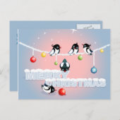 Frohe Weihnachten - Bläschen im Magpies Schnee (Vorne/Hinten)