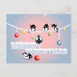 Frohe Weihnachten - Bläschen im Magpies Schnee
