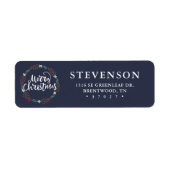 Frohe Weihnachten Blau (Vorne)