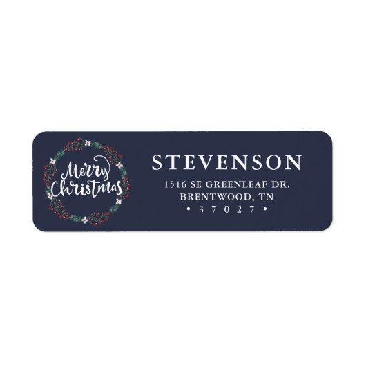 Frohe Weihnachten Blau (Vorne)