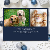 Frohe Weihnachten Blau 6 Foto