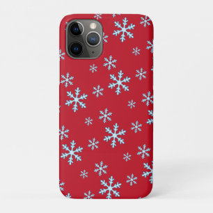 Frohe Weihnachten Blaue Schneeblume Urlaub Winter Case-Mate iPhone Hülle