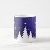 Frohe Weihnachten Blaue Tasse (Mittel)