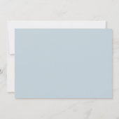 Frohe Weihnachten Blue Modern (Rückseite)