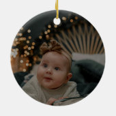 Frohe Weihnachten Blue Pagoda Weihnachtsbaum 1 Fot Keramik Ornament (Hinten)