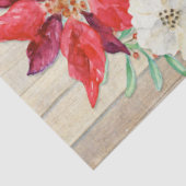 Frohe Weihnachten Blumenschrift Typografie Seidenpapier (Ausschnitt)