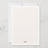 Frohe Weihnachten Boho Minimal Pine Trees (Rückseite)