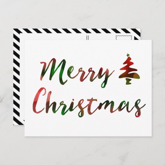 Frohe Weihnachten Bokeh Tree Lights (Vorne/Hinten)