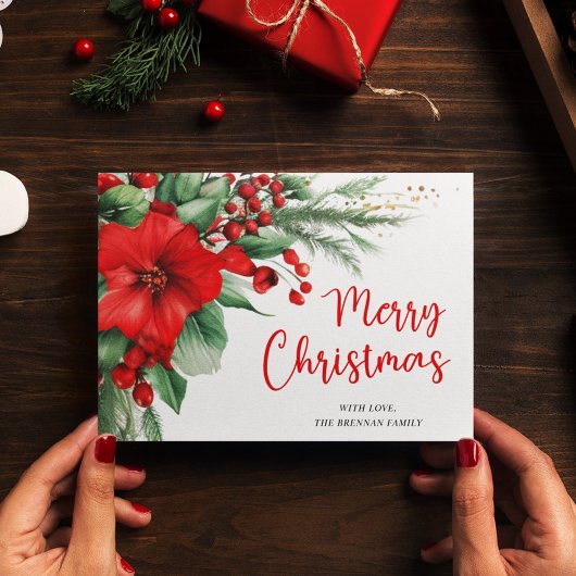 Frohe Weihnachten botanische Vegetation