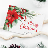 Frohe Weihnachten botanische Vegetation