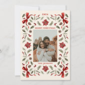 Frohe Weihnachten Botanischer Familienurlaub Foto (Vorderseite)