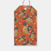 Frohe Weihnachten Botanischer Kundenname Grußname Geschenkanhänger (Rückseite)