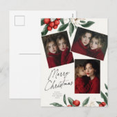 Frohe Weihnachten Botanischer Urlaub 3 Foto (Vorne/Hinten)