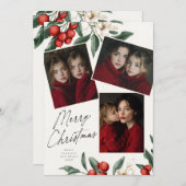 Frohe Weihnachten Botanischer Urlaub 3 Foto (Vorne/Hinten)