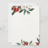 Frohe Weihnachten Botanischer Urlaub 3 Foto (Rückseite)