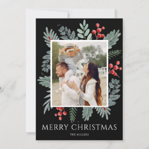 Frohe Weihnachten Botanisches Foto