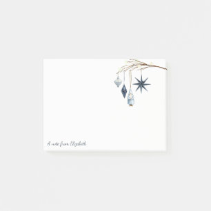 Frohe Weihnachten, Branch, Balls, Weihnachtsmann,  Post-it Klebezettel