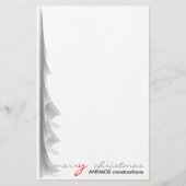 frohe Weihnachten Briefpapier (Vorderseite)