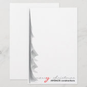 frohe Weihnachten Briefpapier (Vorne/Hinten)