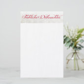 Frohe Weihnachten Briefpapier (Stehend Vorderseite)