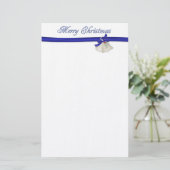 Frohe Weihnachten Briefpapier (Stehend Vorderseite)