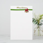 Frohe Weihnachten Briefpapier (Stehend Vorderseite)