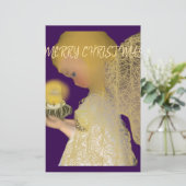 Frohe Weihnachten Briefpapier (Stehend Vorderseite)