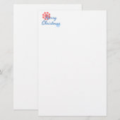 Frohe Weihnachten Briefpapier (Vorne/Hinten)