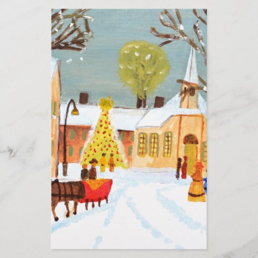 Frohe Weihnachten Briefpapier (Vorderseite)