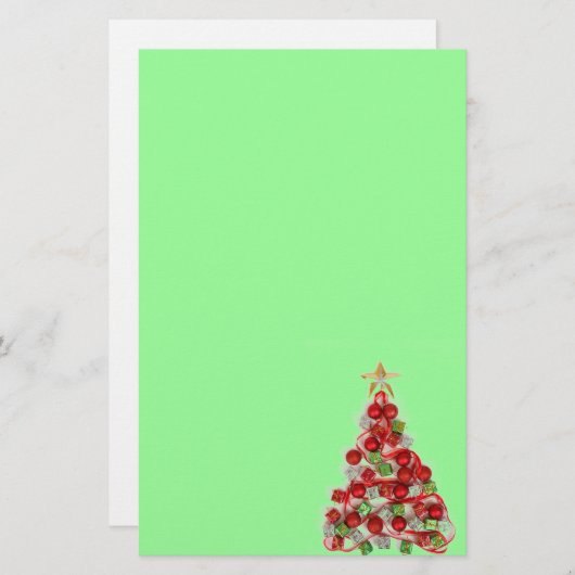 Frohe Weihnachten Briefpapier (Vorne/Hinten)