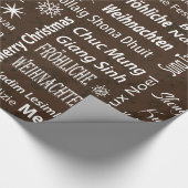 Frohe Weihnachten Browns in anderer Geschenkpapier (Ecke)