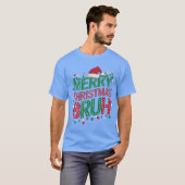 Frohe Weihnachten Bruh: Festive und Fun Design T-Shirt (Vorne ganz)