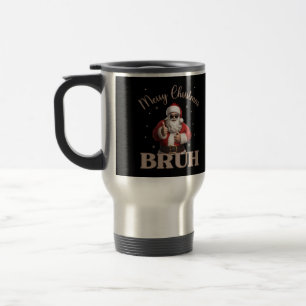 Frohe Weihnachten BRUH Funny Design Reisebecher