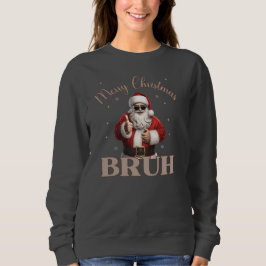 Frohe Weihnachten BRUH Funny Design T - Shirt